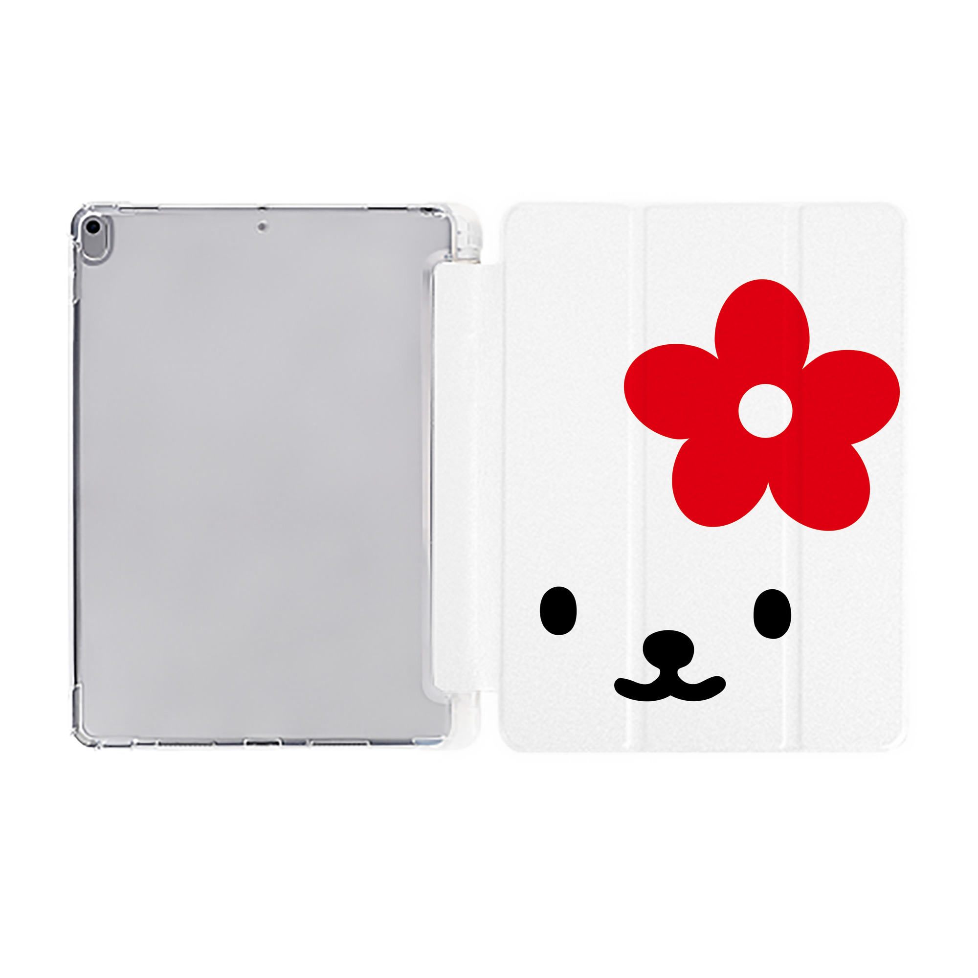 （画像用） Hello Kitty ハローキティ IPad ケース ペン収納付き 三つ折りスタンド PUレザー×シリコン 対応機種9.5/10.5/10.9インチ